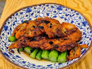 Veggie BBQ Pork 欖角素叉燒 (Photo by Siu Wing Wing) at Dharmakaya Veggie - 四月初八精品素食 in Kowloon