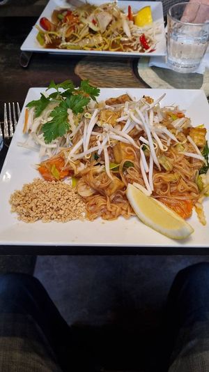 28 Pad Thai with tofu at Fullmoon Wok - Odenplan in Stockholm