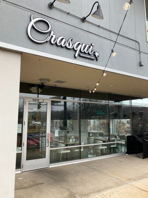 Exterior December 2024 at Crasqui Venezuelan Restaurant in St Paul