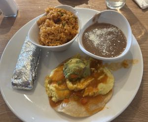 Just Egg Huevos Rancheros   at The Broken Yolk Cafe  in Irvine