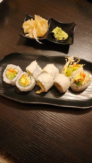 Vegetable roll at Idy Sushi Rolls in Idyllwild