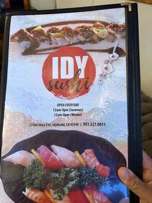   at Idy Sushi Rolls in Idyllwild