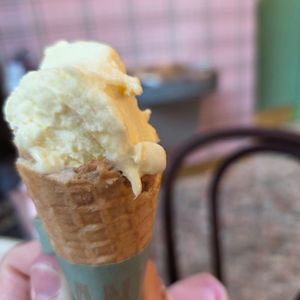 Tropical vegan flavor at Anita La Mamma del Gelato -  Penn Plaza in New York City