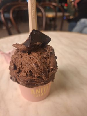 Vegan chocolate cookies at Anita La Mamma del Gelato -  Penn Plaza in New York City