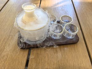 Rice juice at Buddha -菩茶 in Dali