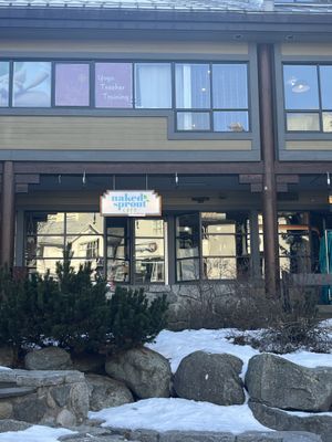 Cafe from the village #Veganuary at Naked Sprout Juice Bar Cafe in Whistler