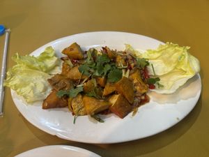 Fried Tofu with Chilli  at Zaap Spicys in Phuket