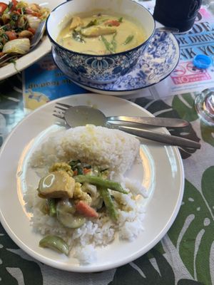 Green Curry  at Zaap Spicys in Phuket