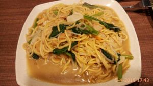 Hokkien Mee at Zhenyi Veggie Place 真一素食坊 in Northeast Singapore