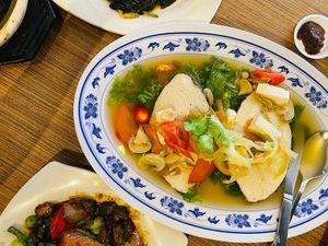 年年有余 #Veganuary at Zhenyi Veggie Place 真一素食坊 in Northeast Singapore