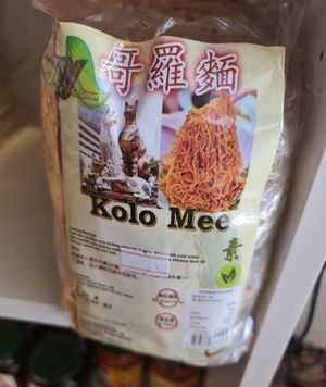Kolo Mee  ~ 5/3/22 at Zhenyi Veggie Place 真一素食坊 in Northeast Singapore