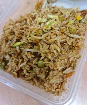 Petai Fried Rice ~ 21/5/22 at Zhenyi Veggie Place 真一素食坊 in Northeast Singapore