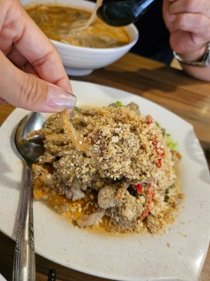 Cereal Oyster Mushroom ~ 5/9/23 at Zhenyi Veggie Place 真一素食坊 in Northeast Singapore
