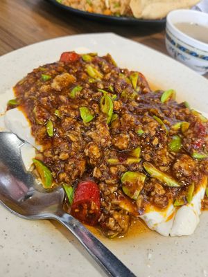 Sambal Petai Tofu ~'9/9/23 at Zhenyi Veggie Place 真一素食坊 in Northeast Singapore