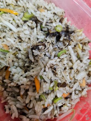 Olive Fried Rice ~ 10/3/24 at Zhenyi Veggie Place 真一素食坊 in Northeast Singapore