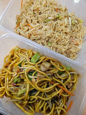 Simple dinner ~14/4/24 at Zhenyi Veggie Place 真一素食坊 in Northeast Singapore