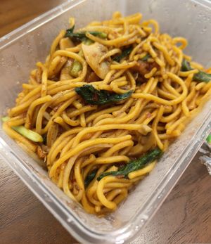 Mee Goreng ~ 7/8/24 at Zhenyi Veggie Place 真一素食坊 in Northeast Singapore