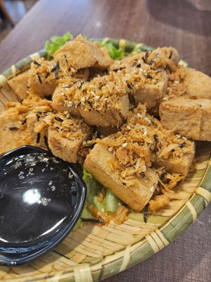 Tofu at Zhenyi Veggie Place 真一素食坊 in Northeast Singapore