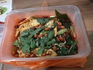 Mala maggie noodles ($9 Jan25) at Zhenyi Veggie Place 真一素食坊 in Northeast Singapore