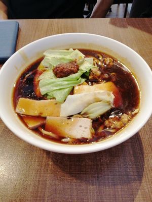 Vegetarian lu mian at Zhenyi Veggie Place 真一素食坊 in Northeast Singapore