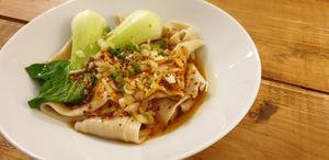 Biang biang noodles at Rogamo in Exeter