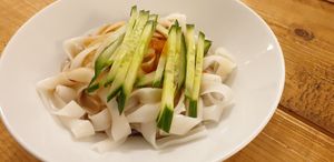 Liang pi noodles at Rogamo in Exeter