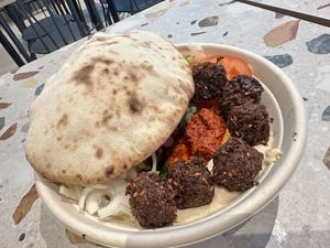   at Ta'ameya Falafel - Gallerian in Stockholm