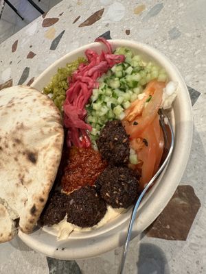   at Ta'ameya Falafel - Gallerian in Stockholm