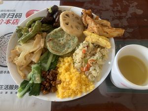   at Shanbenzhai Vegetarian Cafeteria in Qujing