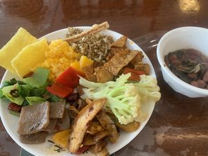   at Shanbenzhai Vegetarian Cafeteria in Qujing