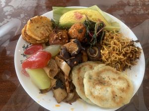   at Shanbenzhai Vegetarian Cafeteria in Qujing