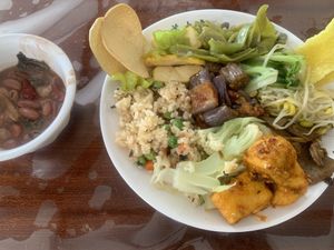   at Shanbenzhai Vegetarian Cafeteria in Qujing