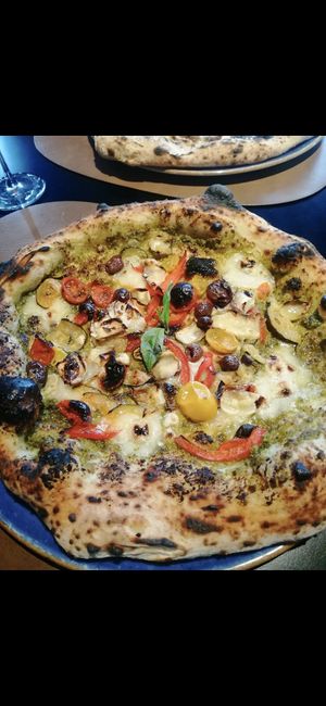 After Rain pizza at Franko's Pizza & Bar in Zagreb