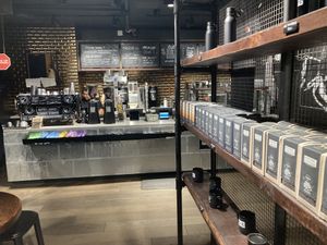 Counter  at Ground Central Coffee Company in New York City