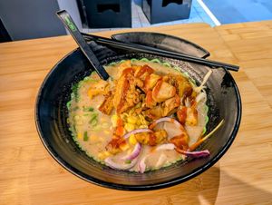 Enfin des vraies protéines at Yuku Ramen in Le Mans