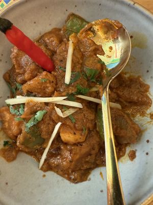 Chicken curry for my mate   at Putpari - Indian Restaurant in Lisbon
