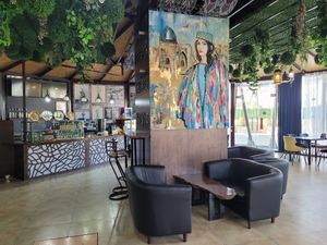 Cute restaurant at Bukhara Tower Restaurant in Bukhara