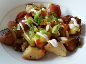 loaded potatoes at Doug McNish Public Kitchen in Toronto