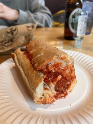 Meatball po’boy  at One More Pie in New Orleans