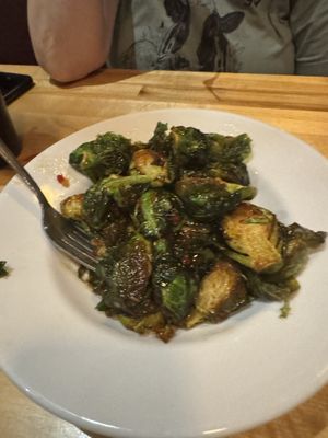 Sprouts with pepper jam   at One More Pie in New Orleans