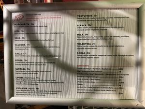 Menu  at Chez Louisa in Fort-de-france