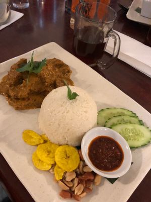 Soy rendang nasi lemak - ridiculously awesome! at Malaysian Chapter in Belconnen