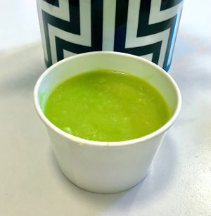 Mushy peas at Saylor's in Dubai