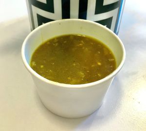 Chip shop curry sauce  at Saylor's in Dubai