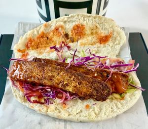 Vegan kebab at Saylor's in Dubai
