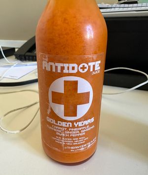 Golden years juice   at The Antidote Juice in New Orleans