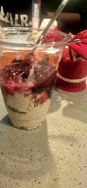 Winter berry cheesecake at Kaspar Schmauser in Essen