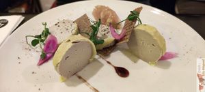 Vegan "fois gras" raw at 42 Degrés in Paris