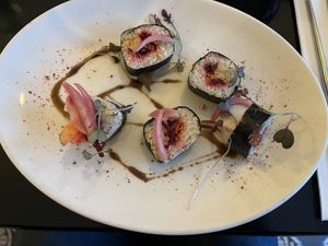 Starter. This was a bit bland but pretty ok    at 42 Degrés in Paris