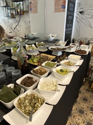 The Sunday brunch   at 42 Degrés in Paris